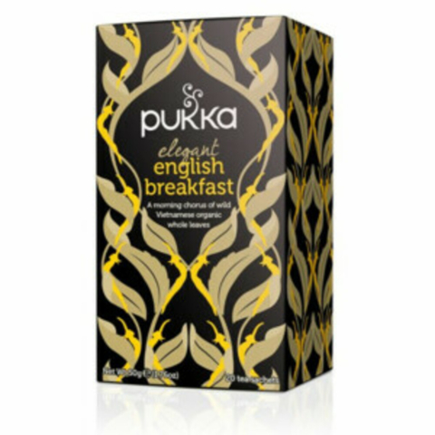 3x Pukka Biologische Thee Elegant English Breakfast 20 stuks