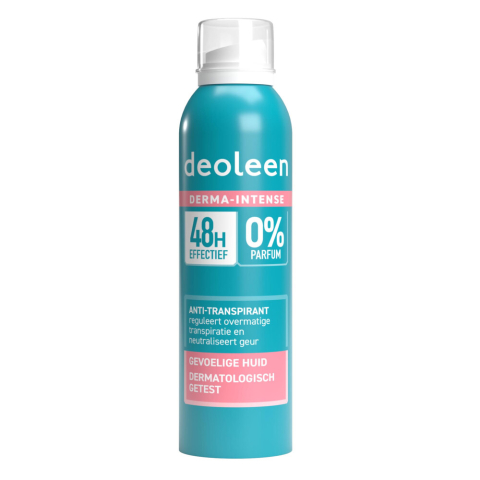 6x Deoleen Deodorant Spray Sensitive Anti-Transpirant 150 ml
