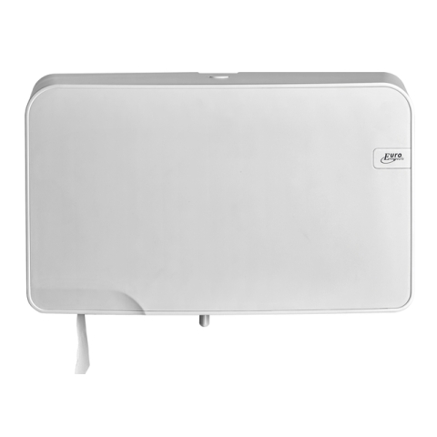 Toiletpapierdispenser Quartzline Q5 jumbo klein duo wit 441007