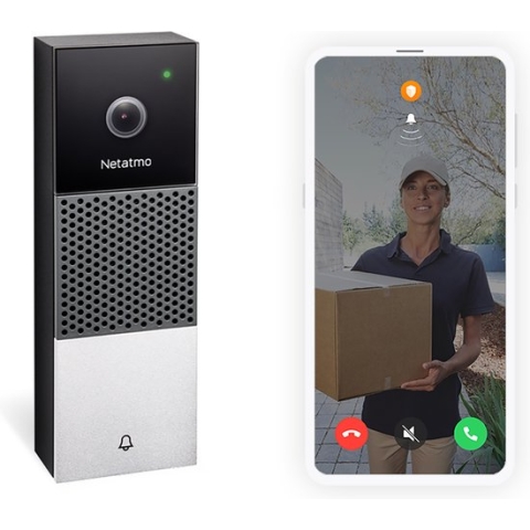 Netatmo Slimme Video Deurbel - Homekit - Zonder Abonnement