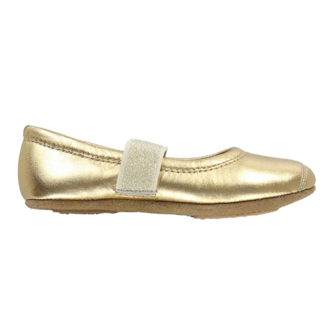 Bisgaard Ballerina Pantoffels - Goud - Bisgaard - 22 - Pantoffels
