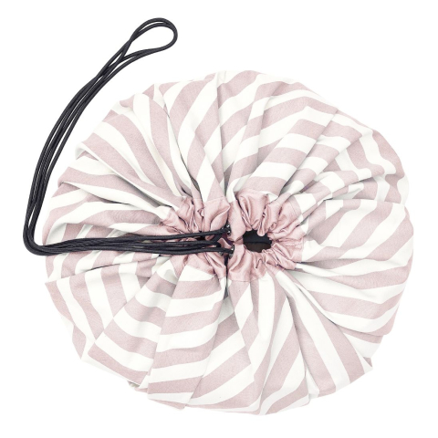 Play&Go Speelmat - Ø: 140 Cm - Strepen Roze - Play&Go - OneSize - Speelmaten