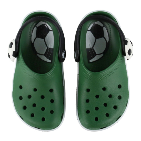 Crocs Sandalen - Classic+ Voetbalveld K - Kunstgras Green - Crocs - 32/33 - Sandalen