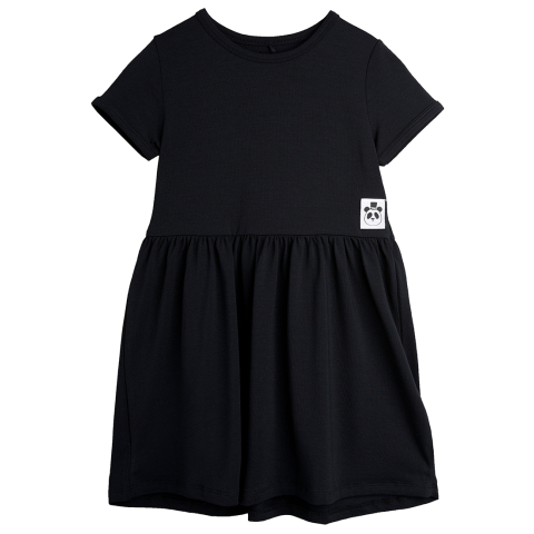 Mini Rodini Jurk - Zwart - Mini Rodini - 104/110 - Jurken