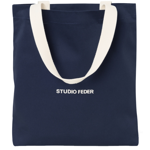 Studio Feder Shopper - Sigrid - Canvas - Navy - Studio Feder - OneSize - Tassen