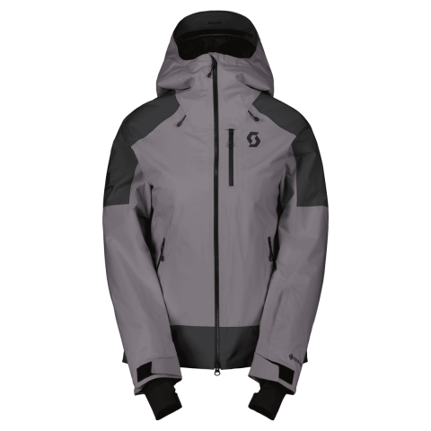 Scott Ultimate GORE-TEX W Ski Jas Dames Grijs/Zwart, L