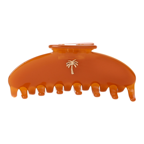 Fan Palm Haarclip - Amber - Fan Palm - OneSize - Haaraccessoires