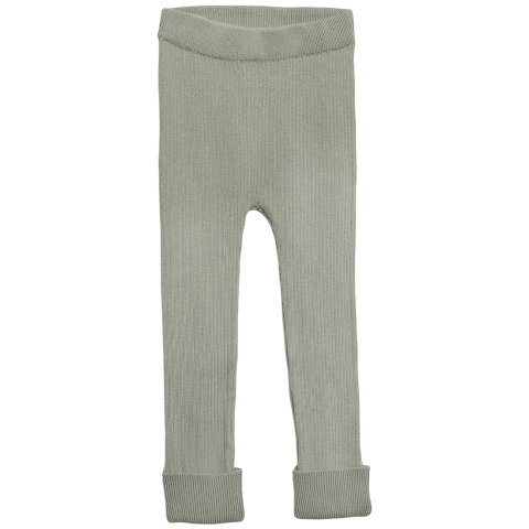 Hanevild Leggings - Gebreid - Heather - Sage - Hanevild - 5 jaar (110) - Leggings