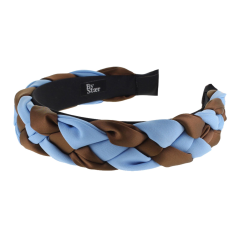 By Stær Haarband - Estrid - Blauw/Bruin - By Stær - OneSize - Haaraccessoires