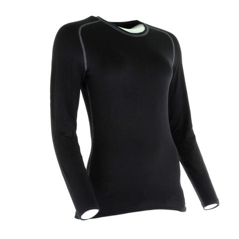 Loffler Transtex Light Ondershirt Lange Mouw Dames -Zwart, 40