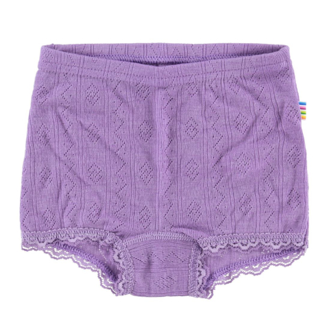 Joha Hipsters - Wol/Zijde - Paars m. Pointelle - Joha - 90 - Hipsters