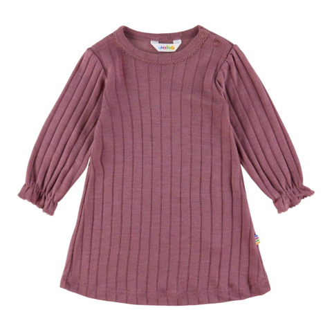 Joha Jurk l/s - Wol/Zijde - Rib - Lyng - Joha - 60 - Jurken