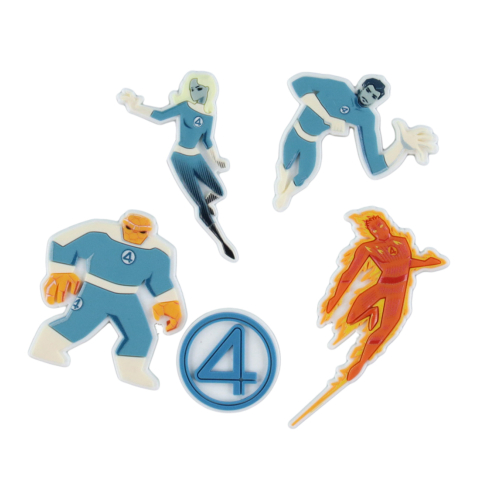 Crocs Hanger - Marvel Fantastisch 4 - 5-pack - Crocs - OneSize - Toebehoren