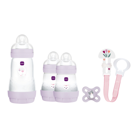 Mam Cadeaubox - Welkom in de wereld - Paars - MAM - OneSize - Babyflesjes