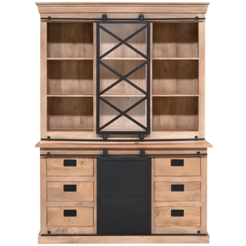 Starfurn vitrinekast fresno - 45x160x220 cm