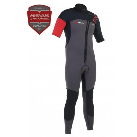 Gul Profile FZ Heren 3/2mm Front Zip Short Arm wetsuit met lange benen