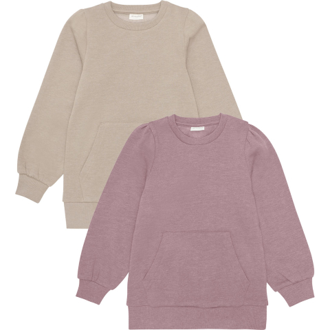 Minymo Trui - 2-pack - Elderberry/Regenachtige dag - Minymo - 3 jaar (98) - Truien
