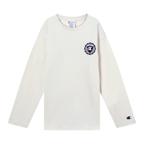 Champion Blouse - Ivoty Canvas m. Print - Champion - 9-10 jaar (134-140) - Shirts