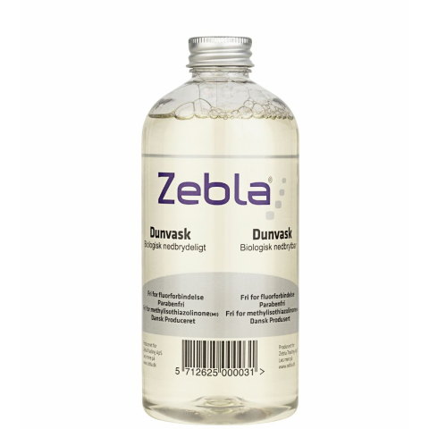 Zebla Donswasmiddel - 500 ml - Zebla - OneSize - Schoenpoets artikelen