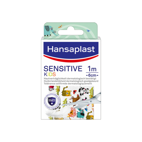 10x Hansaplast Sensitive Kids 1m x 6 cm
