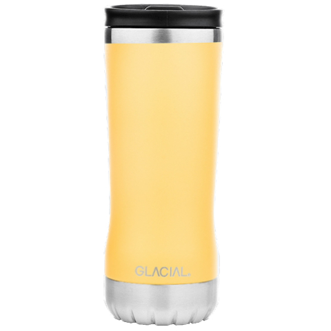 Glacial Thermo Beker - 350ml - Geel - Glacial - OneSize - Thermofles