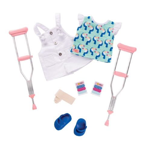 Our Generation Poppenkleding - Op krukken - Our Generation - OneSize - Poppenkleding