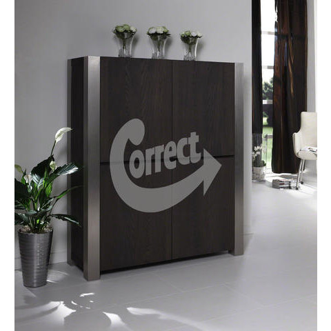 CSW Wandkast Model 1 met 4 deuren 40x120x140 cm