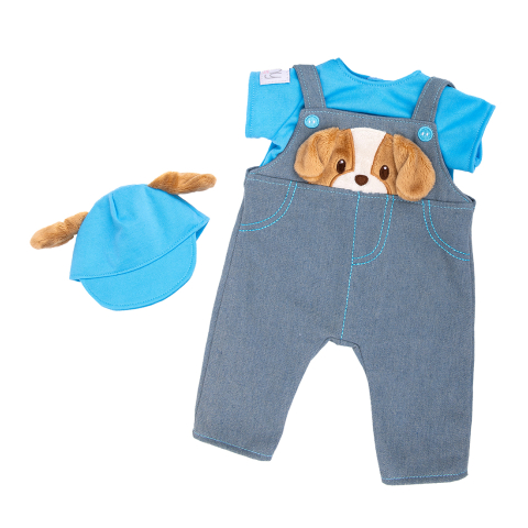 Tiny Treasures Poppenkleding - Puppy-outfit van Little Paws - Tiny Treasures - OneSize - Poppenkleding