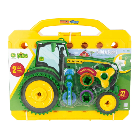 John Deere Speelgoed - 27 Onderdelen - Bouw A Buddy - John Deere - OneSize - Tractors