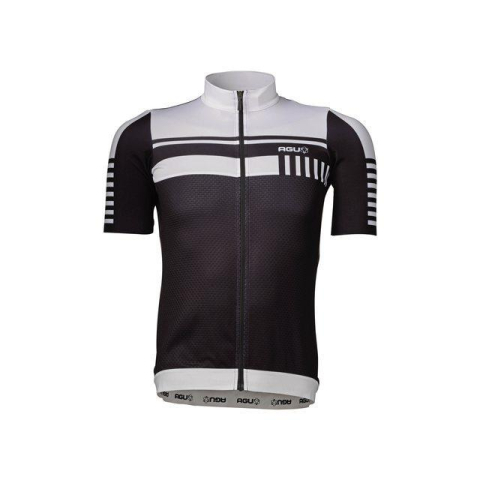 Agu Naro fietsshirt korte mouwen zwart heren, S