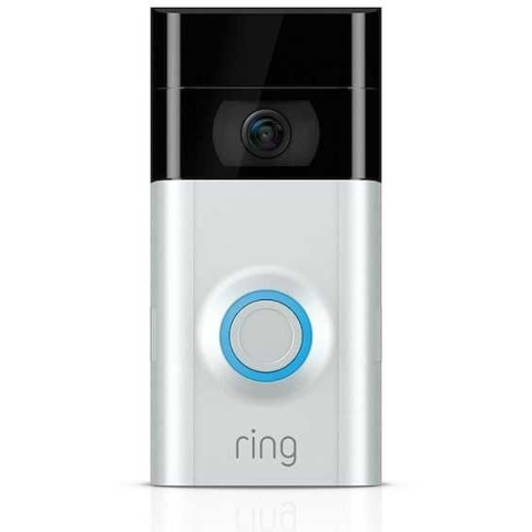 Ring Video Doorbell 2 - Videodeurbel - 1080p HD - Zilver/Zwart