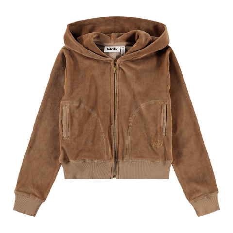 Molo Vest - Fluweel - Milla - Cocoa Boon - Molo - 7 jaar (122) - Vesten