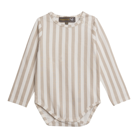 Hanevild Romper l/s - Striped - Summer Waar - Hanevild - 68 - Rompers Lange Mouw