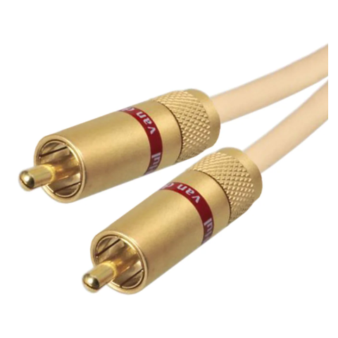 Van Den Hul Mini Sub single RCA 10 m actieve subwooferkabel