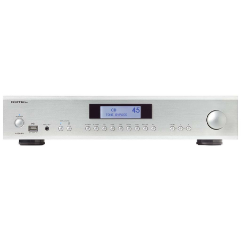 Rotel A14MKII zilver geïntegreerde versterker