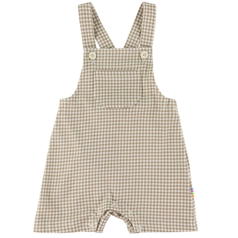 Joha Zomer Romper - Lichtbruin m. Ruiten - Joha - 50 - Zomer Rompers