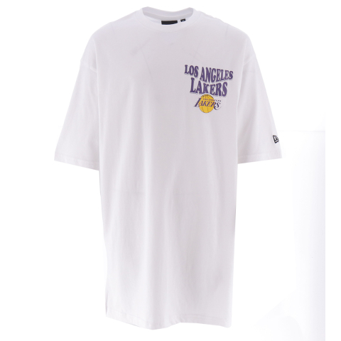New Era T-Shirt - Lakers - Wit - New Era - S - Small - T-Shirts
