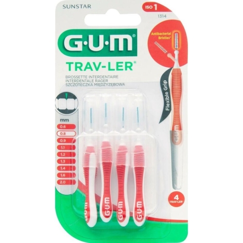 Gum Trav-ler Fine 0.8 mm - 4 st - Rager