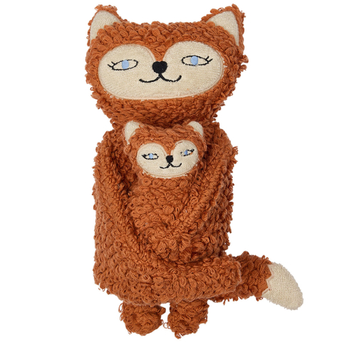 OYOY Knuffel - Frida & Baby Felix Fox - Caramel - OYOY - OneSize - Knuffels