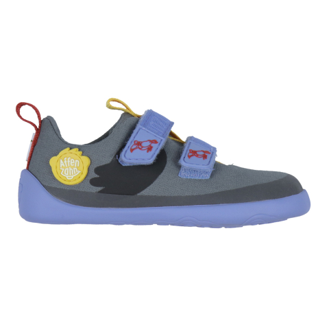 Affenzahn Schoenen - Sneaker Cotton Lucky Toucan - Grijs - Affenzahn - 22 - Schoenen