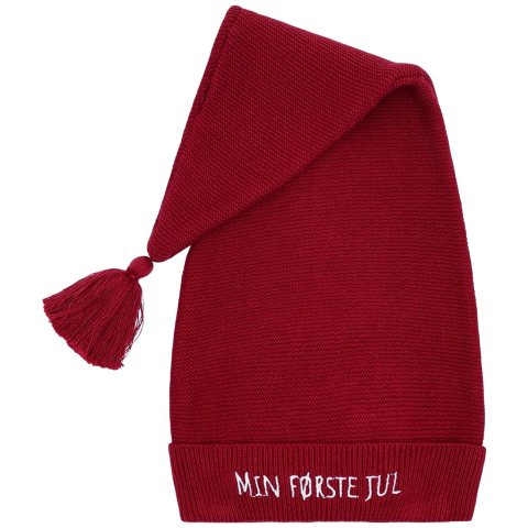 Hust and Claire Kerstmuts - HCFritzie - Teaberry m. Mijn eerste  - Hust and Claire - 0-6 mnd - Kerstmutsen