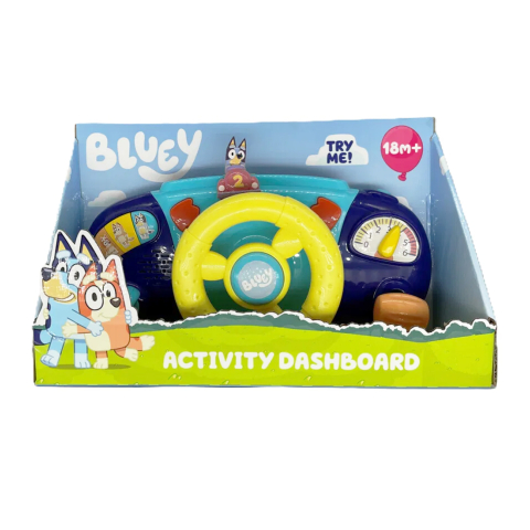 Bluey Dashboard m. Verlichting/Geluid - Bluey - OneSize - Activiteitenspeelgoed