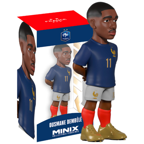 Minix Beeld - Voetbalsterren - Frankrijk - Ousmane Dembélé - Minix - OneSize - Speelgoedfiguren