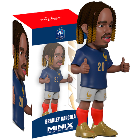 Minix Afbeelding - Voetbalsterren - Frankrijk - Bradley Barcola - Minix - OneSize - Speelgoedfiguren
