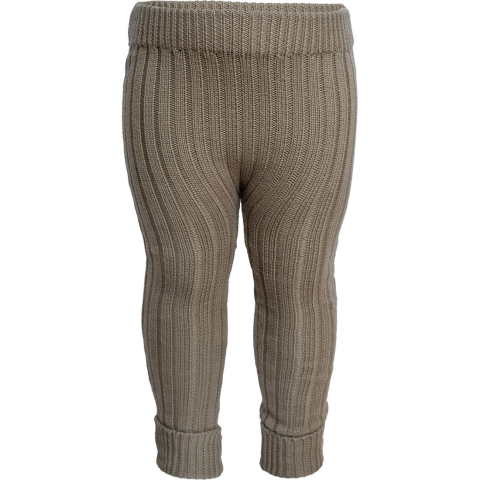 Hanevild Leggings - Gebreid - Rib - Heide - Koriander - Hanevild - 68 - Leggings