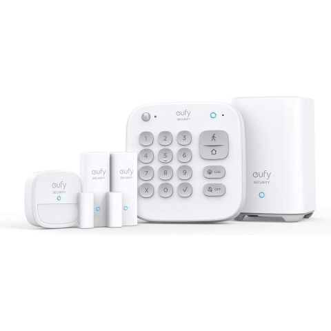 Eufy 5-Piece Alarm Kit - Beveiligingssysteem - Keypad Bewegingssensor 2 Raam-/deursensoren - Wit