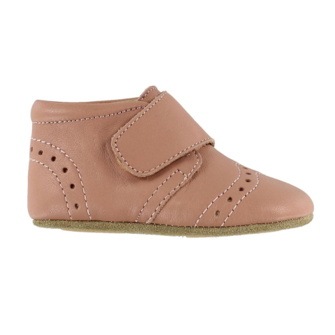 Bisgaard Leren Schoenen - Roze m. Pointelle - Bisgaard - 26 - Leren schoenen
