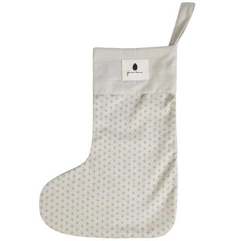 Pine Cone Kerstsok - Grandma's Christmas Sock - Natuur Dot - Pine Cone - OneSize - Decoraties
