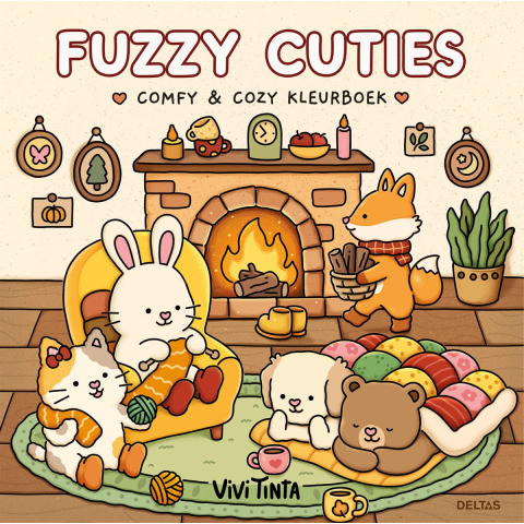 Fuzzy Cuties Cute&Comfy kleurboek