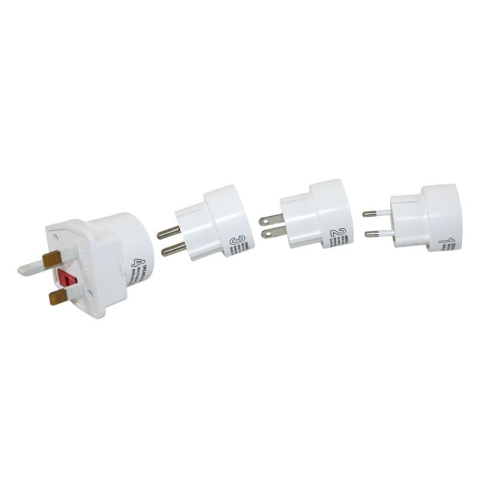 Wereld-adapter set van 4 stekkers